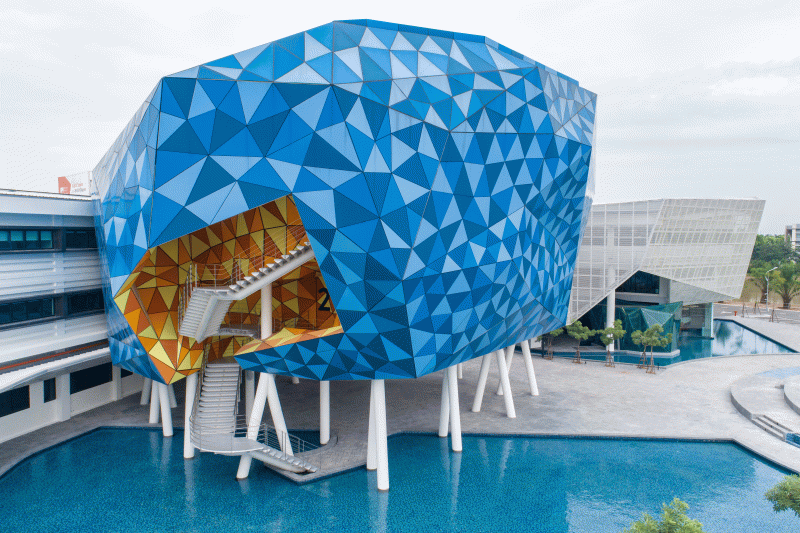 British University Vietnam’s ultramodern campus in Hanoi