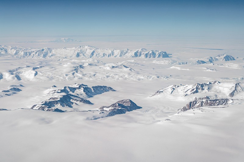 A snowy landscape