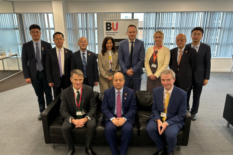 Lanzhou University delegates visit BU's Orthopaedic Research Institute