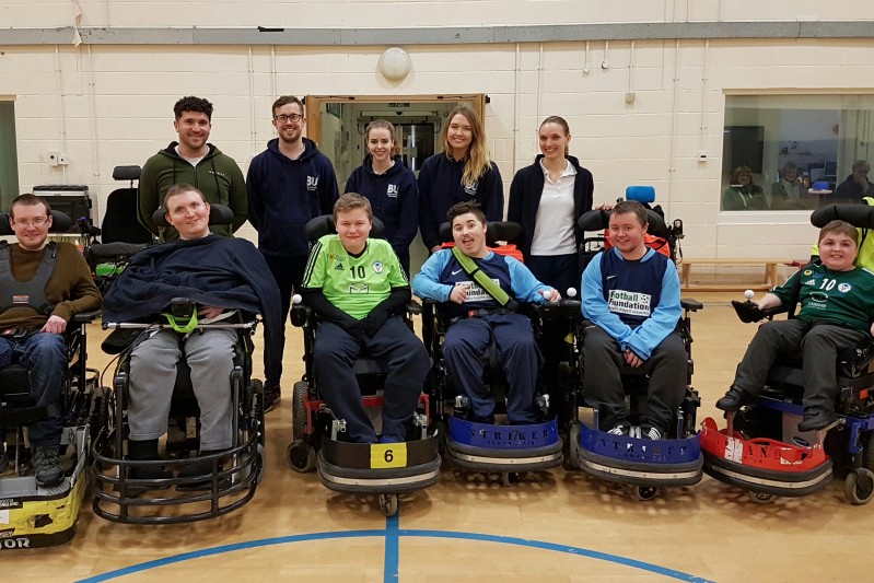 BU Physiotherapy students volunteer with disability sports groups ...